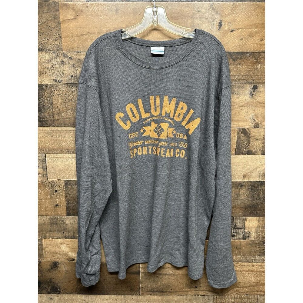 Columbia Men's‎ Long Sleeve Knit T-Shirt Size XXL